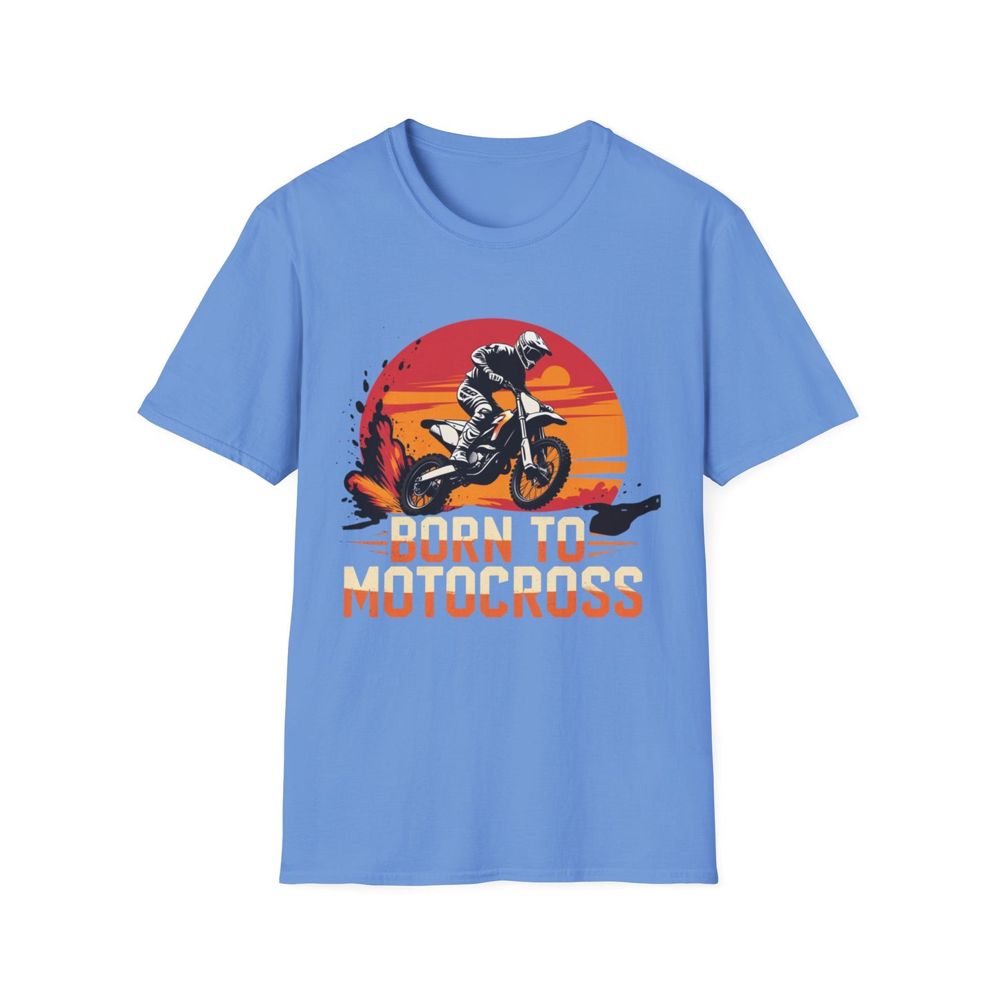 Born to Motocross Sunset T-Shirt - Dirt Bike Tee