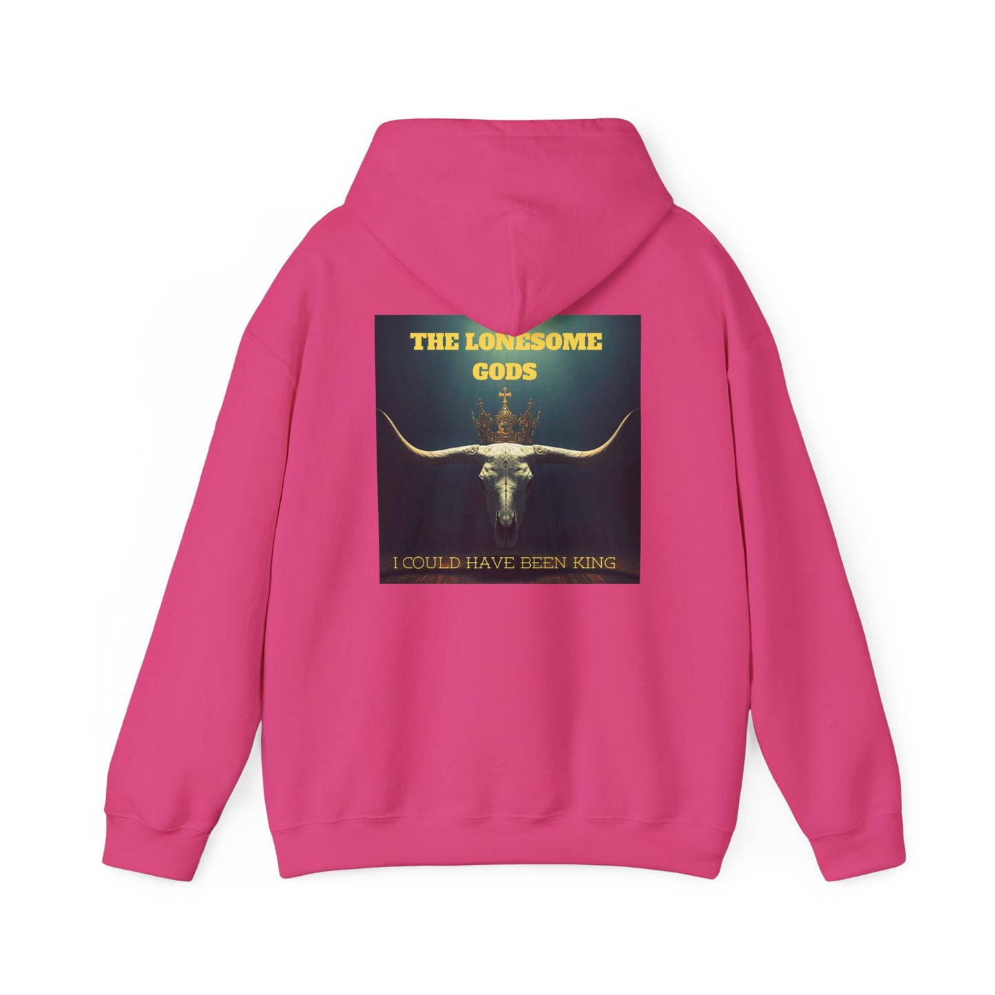 Sweat à capuche graphique Lonesome Gods - Sweat-shirt unisexe en tissu épais avec motifs des deux côtés