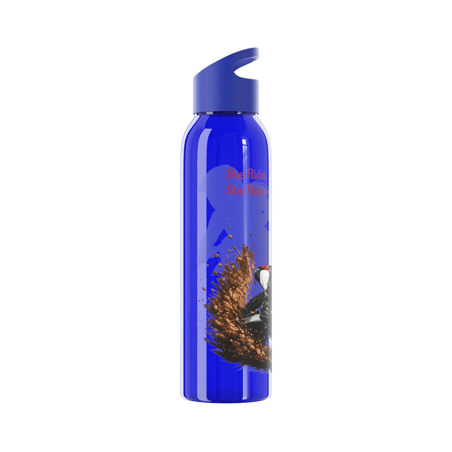 She Rides She Rules Motocross Water Bottle