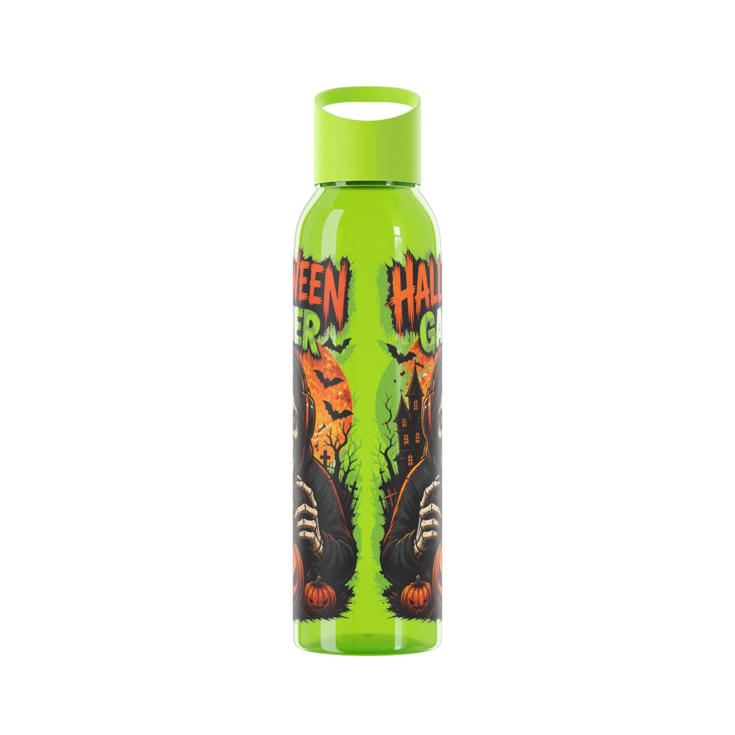 Halloween Gamer Water Bottle – Skull Gaming Bottle