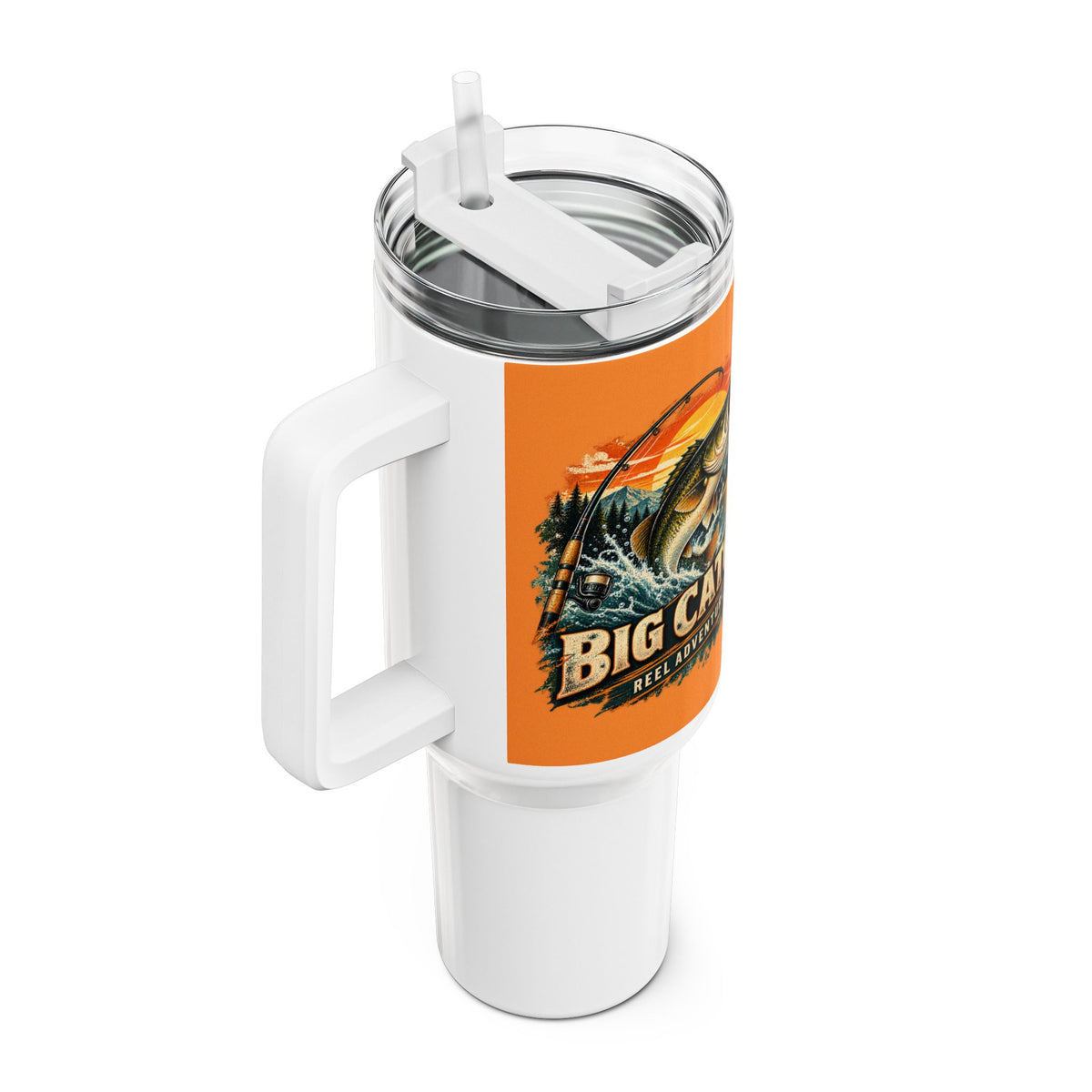 Big Catch Reel Adventure 40oz Tumbler – Vintage Fishing Tumbler