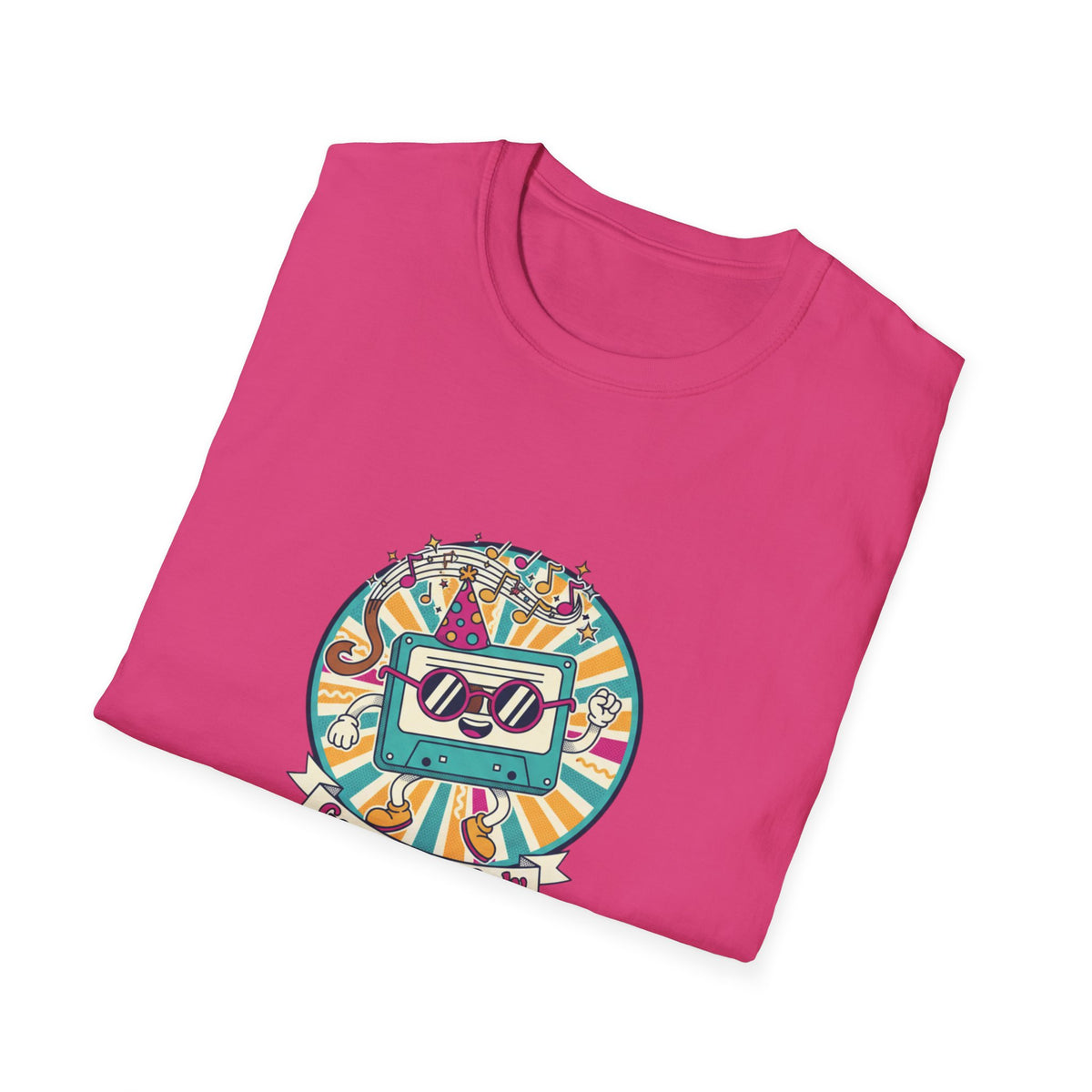 Retro Good Vibes Only T-Shirt | Colourful Retro Cassette Graphic Tee | 80s & 90s Inspired Unisex T-Shirt