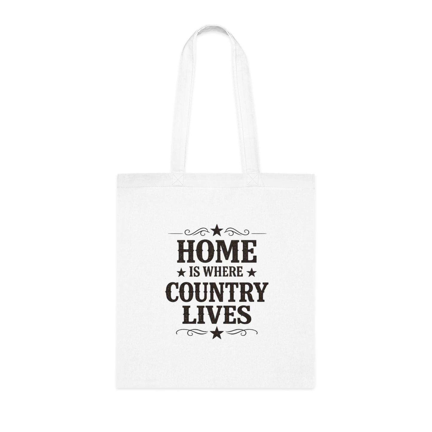Home Is Where Country Lives Tote Bag – Country Shopper Bag