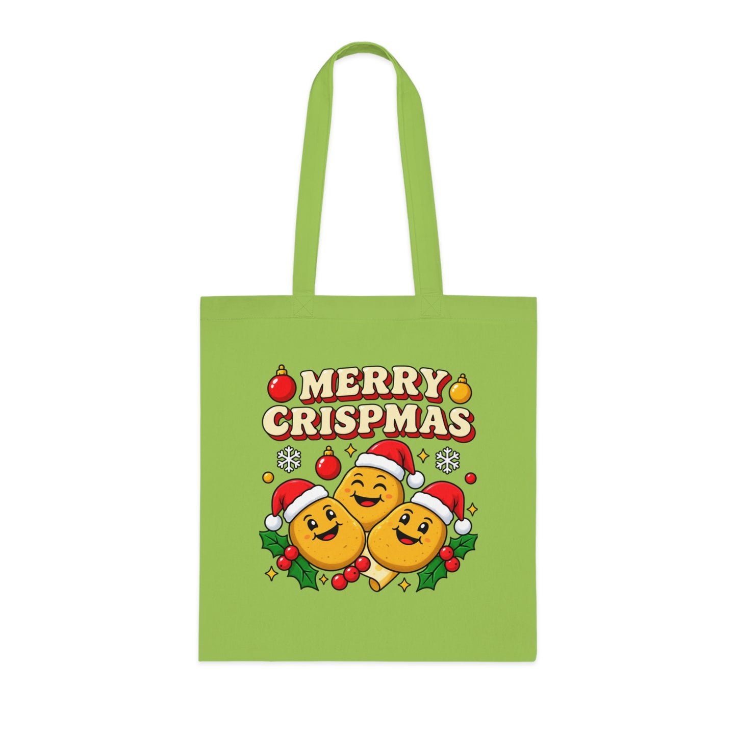 Merry Crispmas Christmas Tote Bag – Funny Festive Shopper