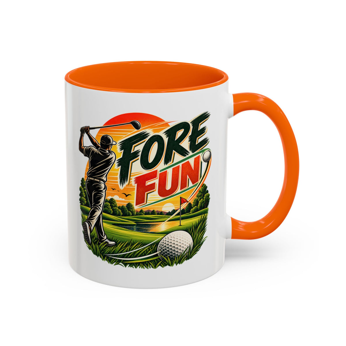 Fore Fun Golf-Tasse – Retro-Golfer-Tasse