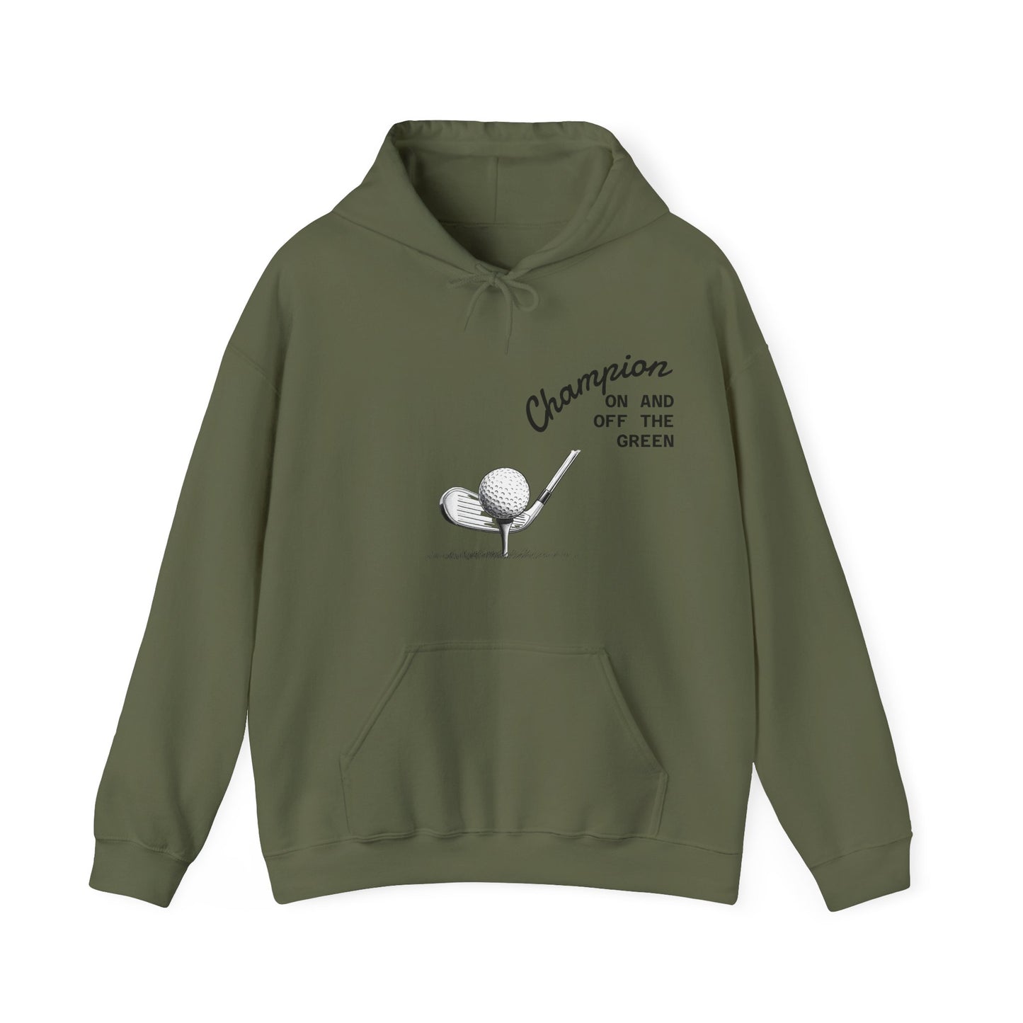 Golf Champion Hoodie, Unisex Golf Sweatshirt, Sports Gift for Him/Her, Casual Golf Apparel, Golf Lover Outfit