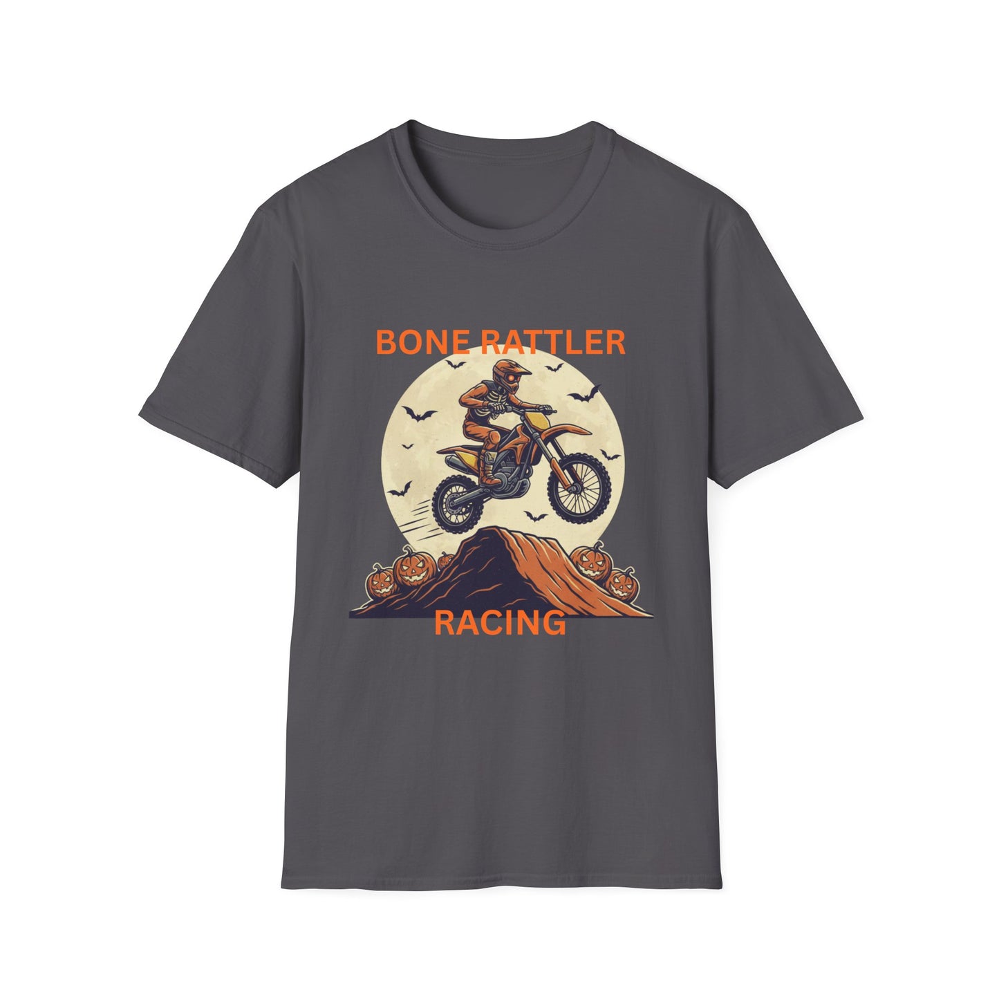 Bone Rattler Motocross Halloween T-Shirt – Unisex Dirt Bike Tee