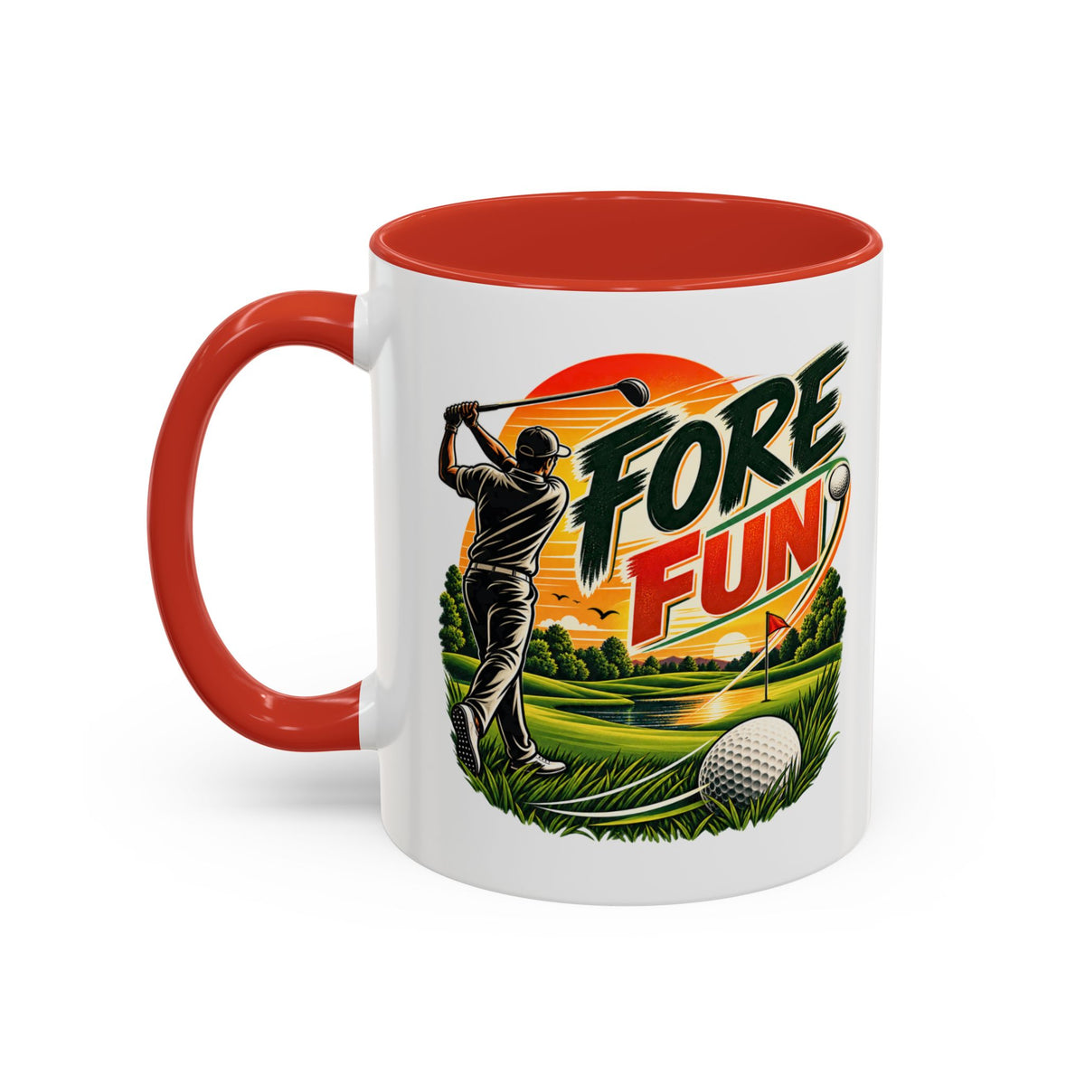 Fore Fun Golf-Tasse – Retro-Golfer-Tasse