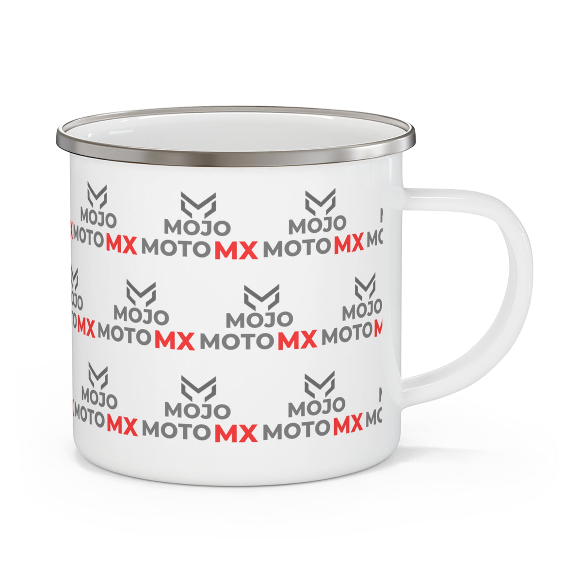 Mug en émail Mojo Moto MX – Mug pour les jours de course de motocross
