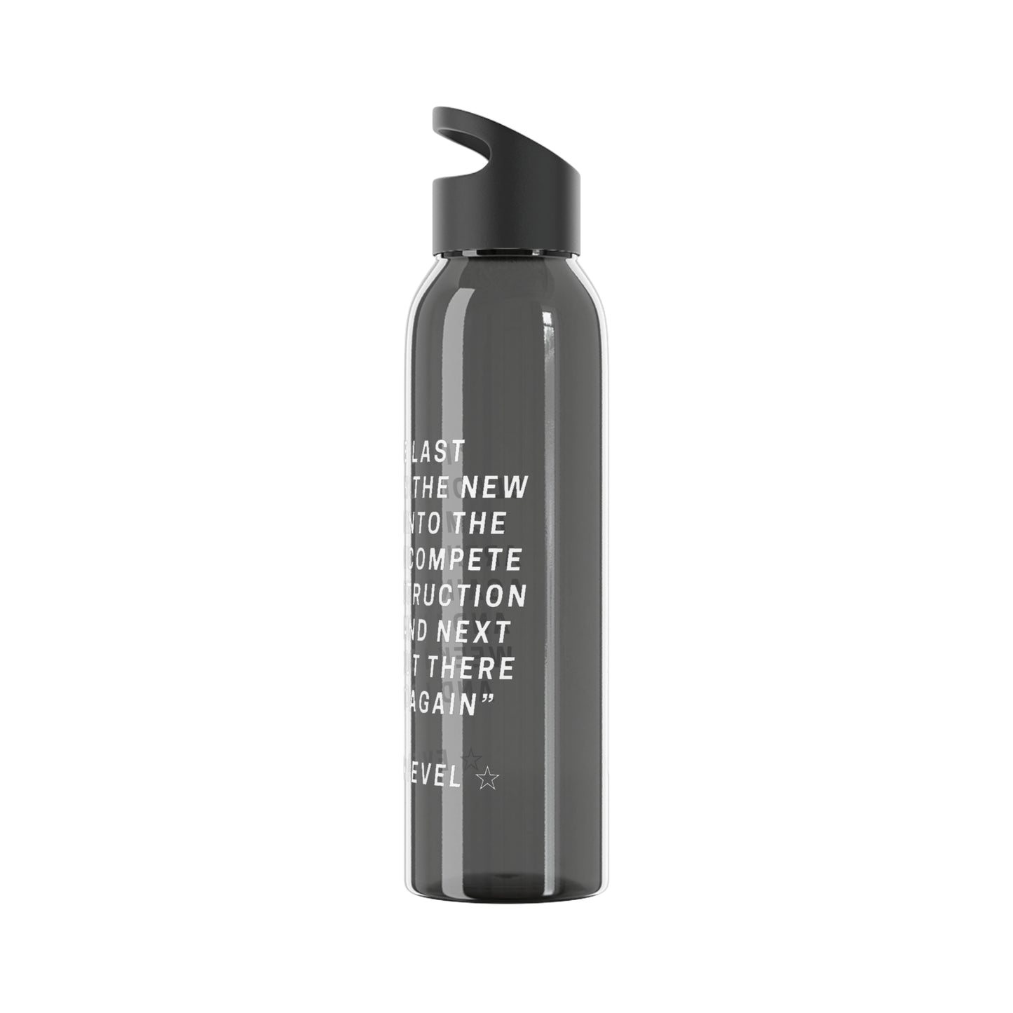 Evel Kneivel Legends Quote Water Bottle