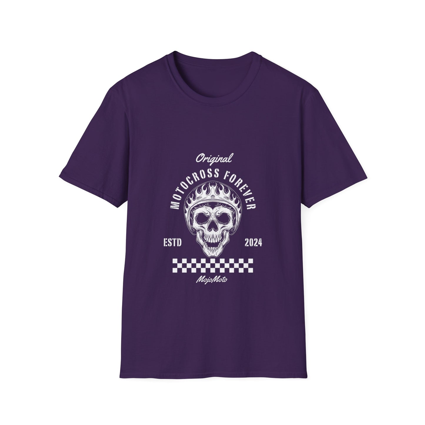 Motocross Forever T-Shirt, Unisex Graphic Tee, Skull Design, Perfect for Riders, Sport Enthusiasts, Gift for Motocross lovers everywhere