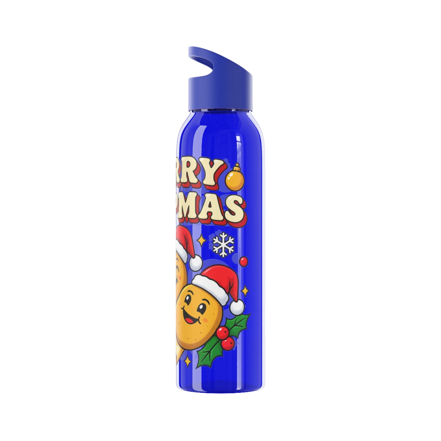 Merry Crispmas Christmas Water Bottle – Festive Drinks Bottle