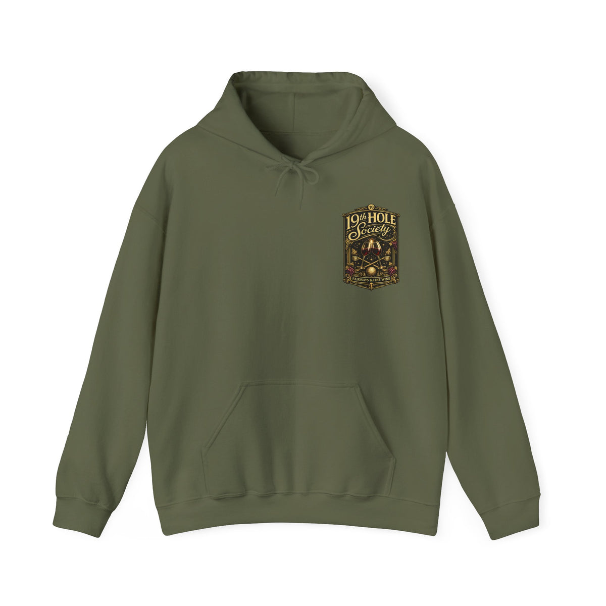 19th Hole Society Fairways and Fine Wine Hoodie