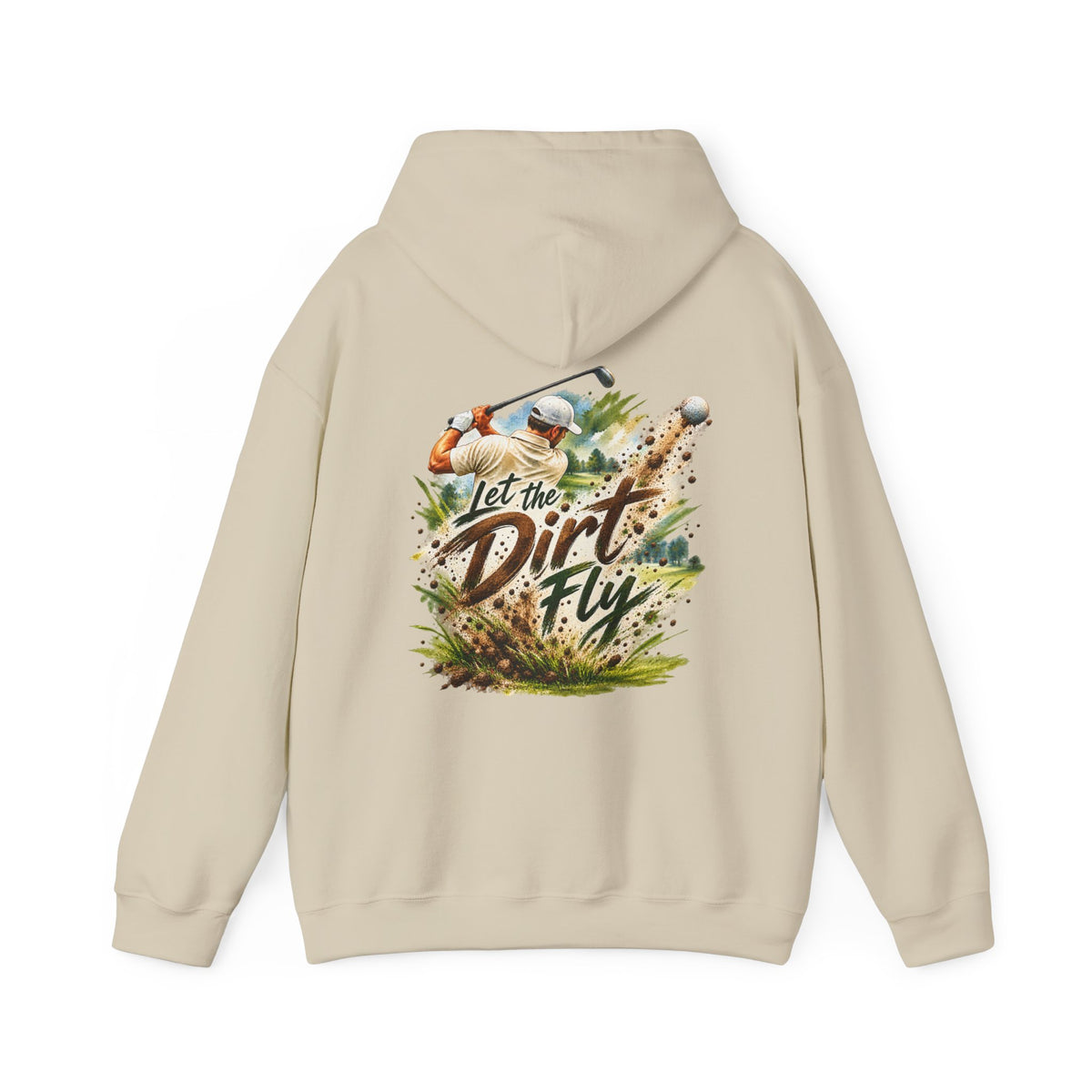 Sweat à capuche de golf - Pull de golfeur "Laisse la terre voler"