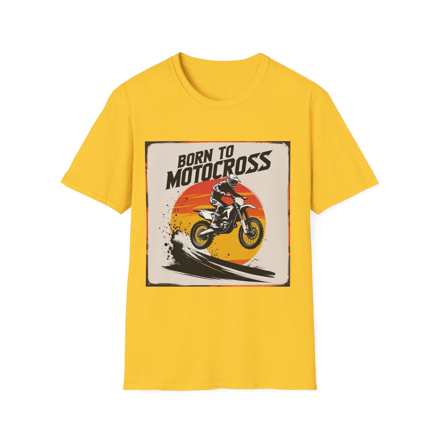 Born to Motocross Sunset Vintage T-shirt