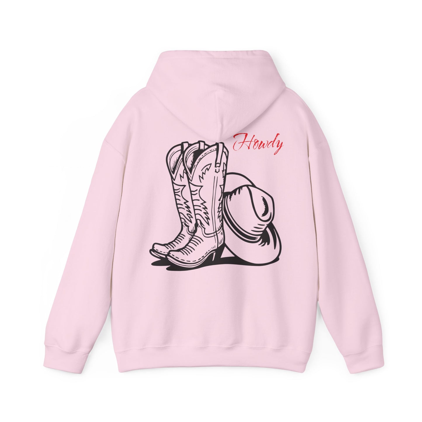 Howdy Cowgirl / Cowboy Hoodie, Western Style Sweatshirt, Country Living Apparel, Rodeo Gift, Cozy Farmhouse Hooded Sweatshirt