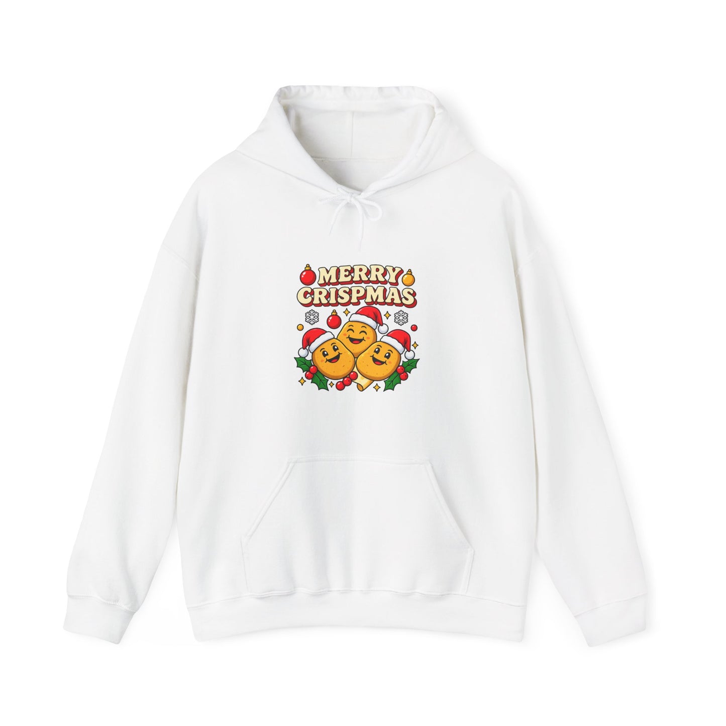 Merry Crispmas Christmas Hoodie – Cosy Unisex Festive Hoodie