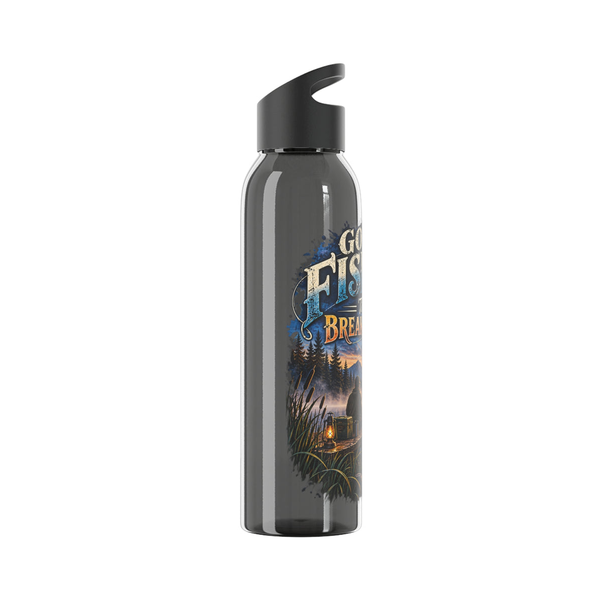 Going Fishing 'Til the Break of Dawn Water Bottle — Fishing Sunrise Stainless Bottle