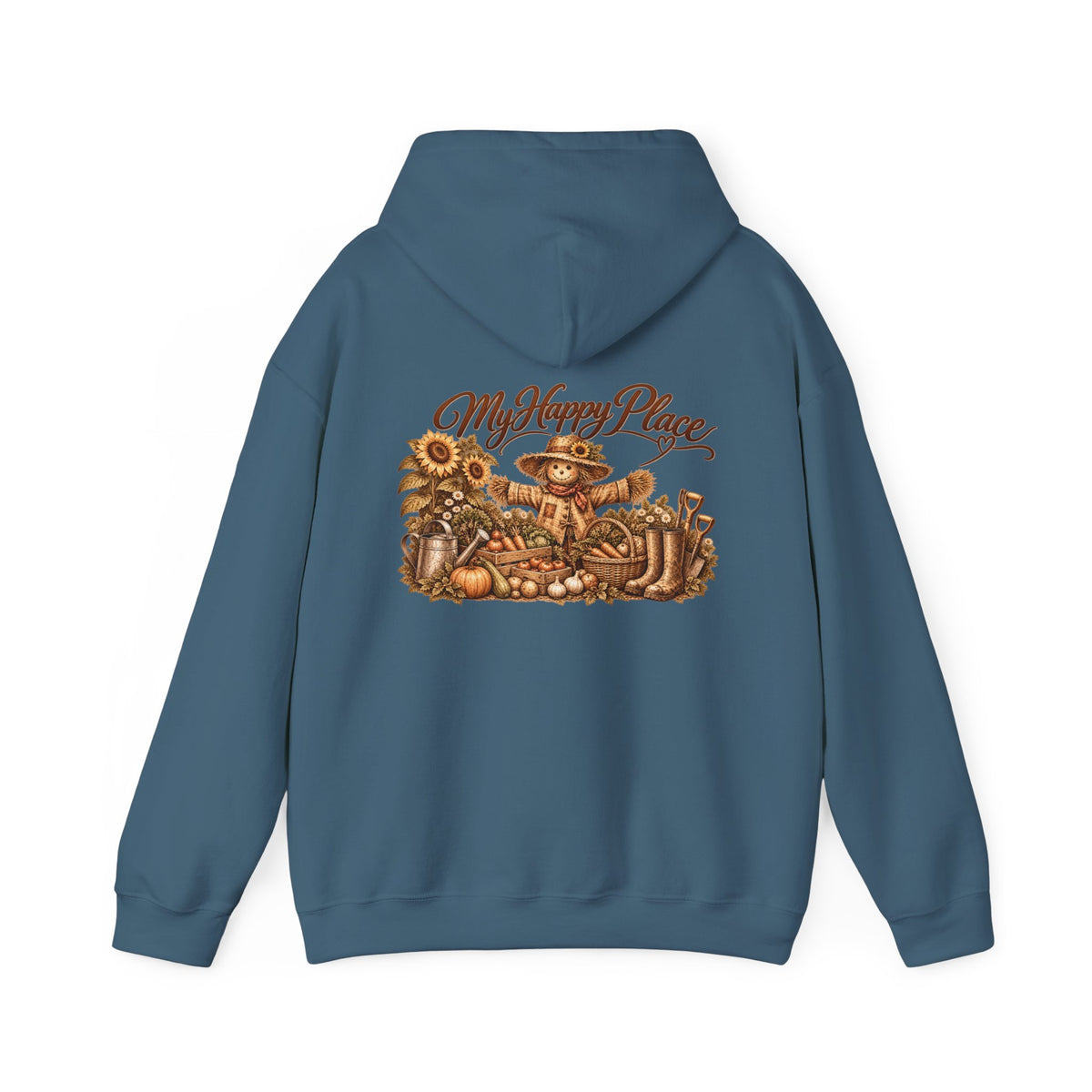My Happy Place Vintage Style Gärtner-Kapuzenpullover