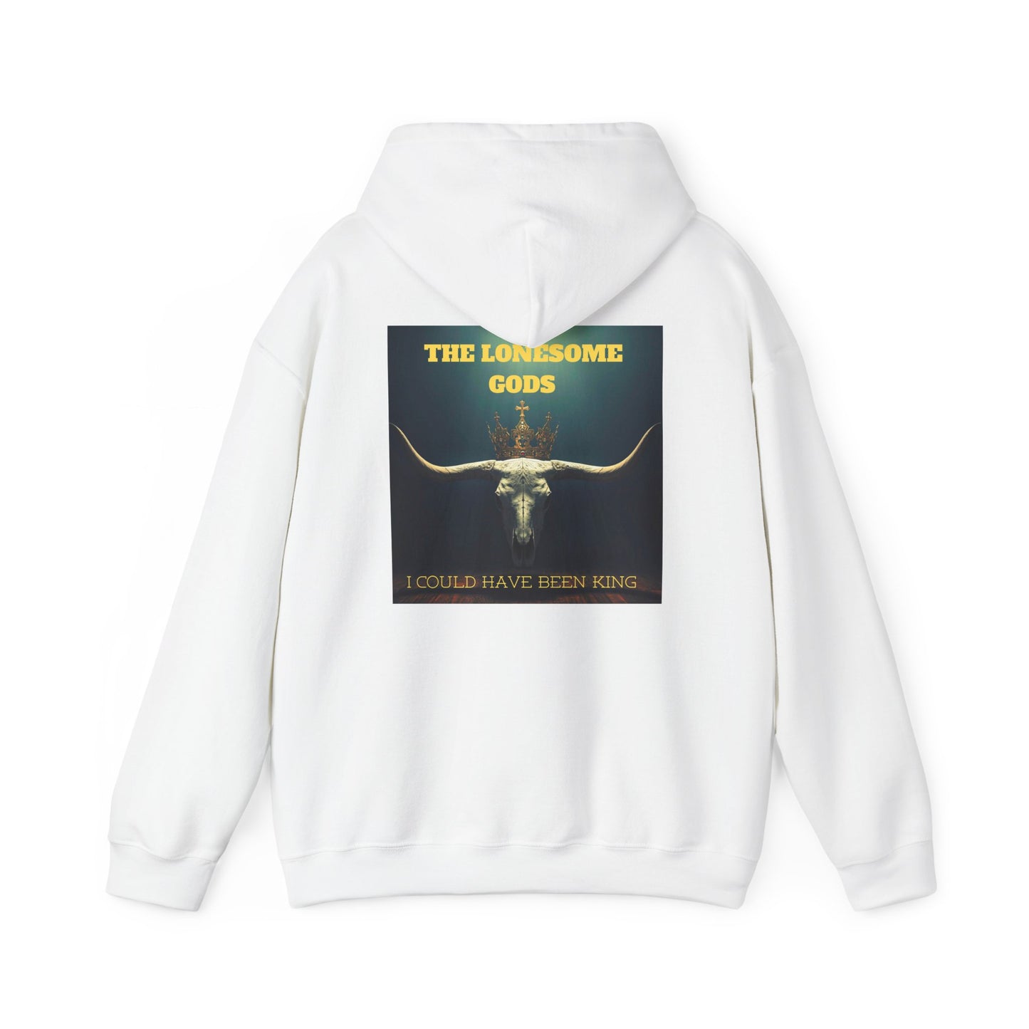 Sweat à capuche graphique Lonesome Gods - Sweat-shirt unisexe en tissu épais avec motifs des deux côtés
