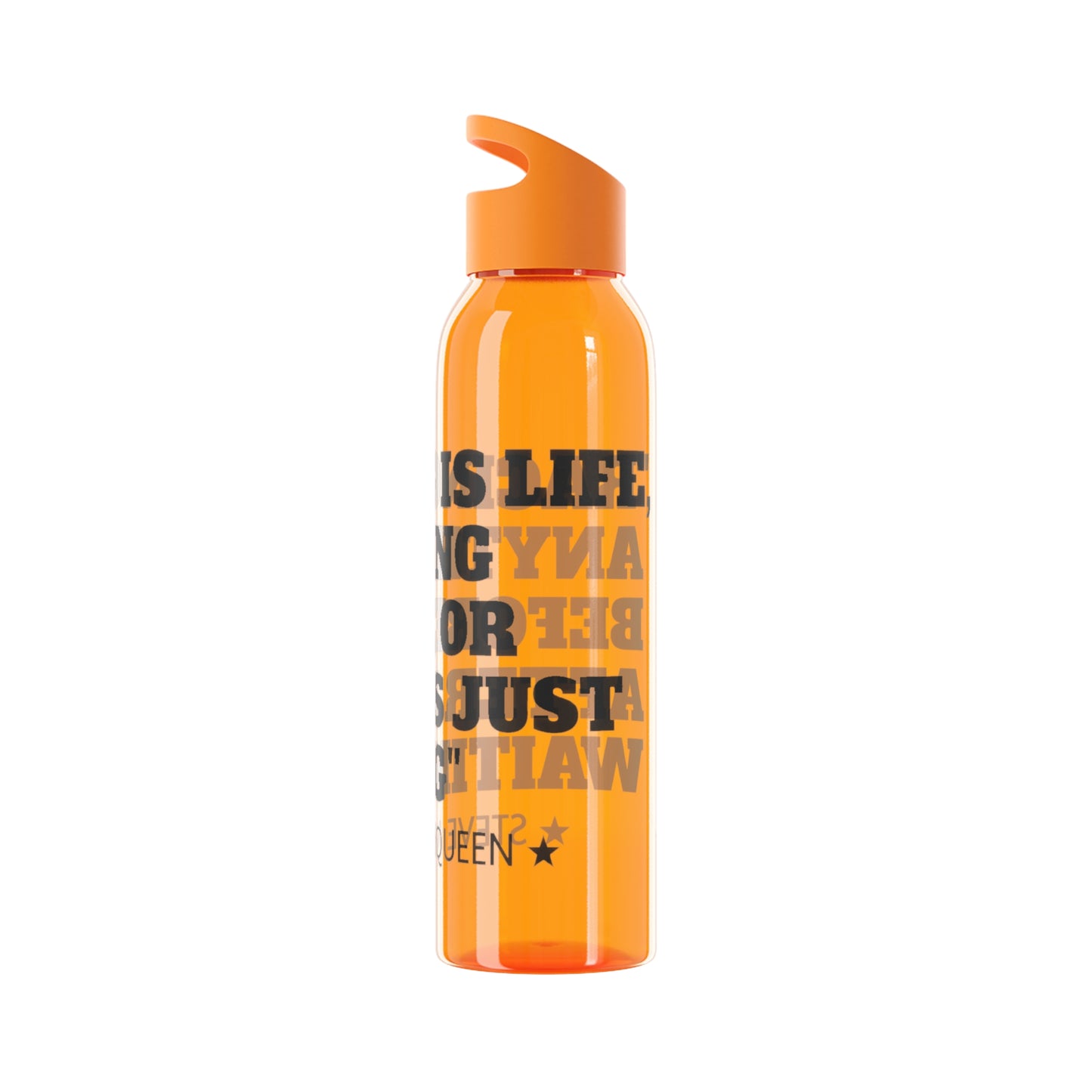 Mojo Moto MX Legends Steve McQueen Quote Water Bottle