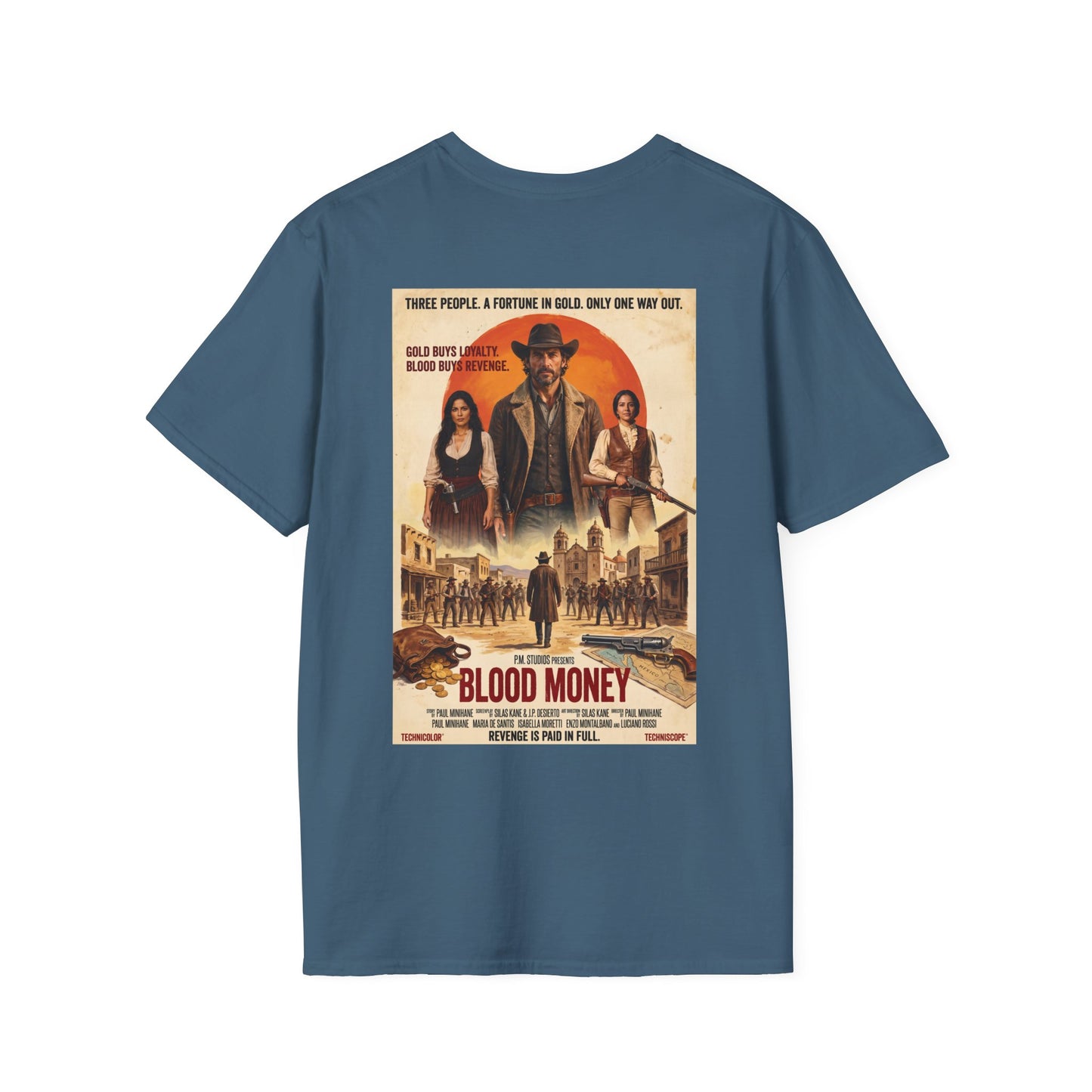 PM Pictures Blood Money T-Shirt – English Edition