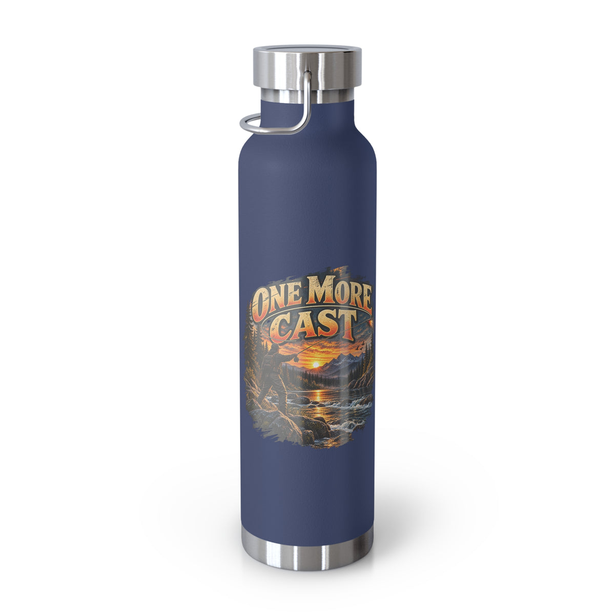 One More Cast Insulated Flask – Vintage Fishing Flask
