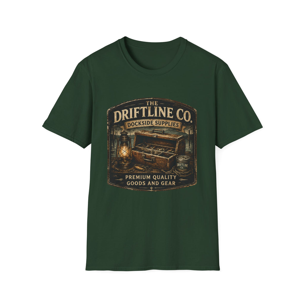 The Driftline Company – Dockside Supplies Indigo Blue T-Shirt