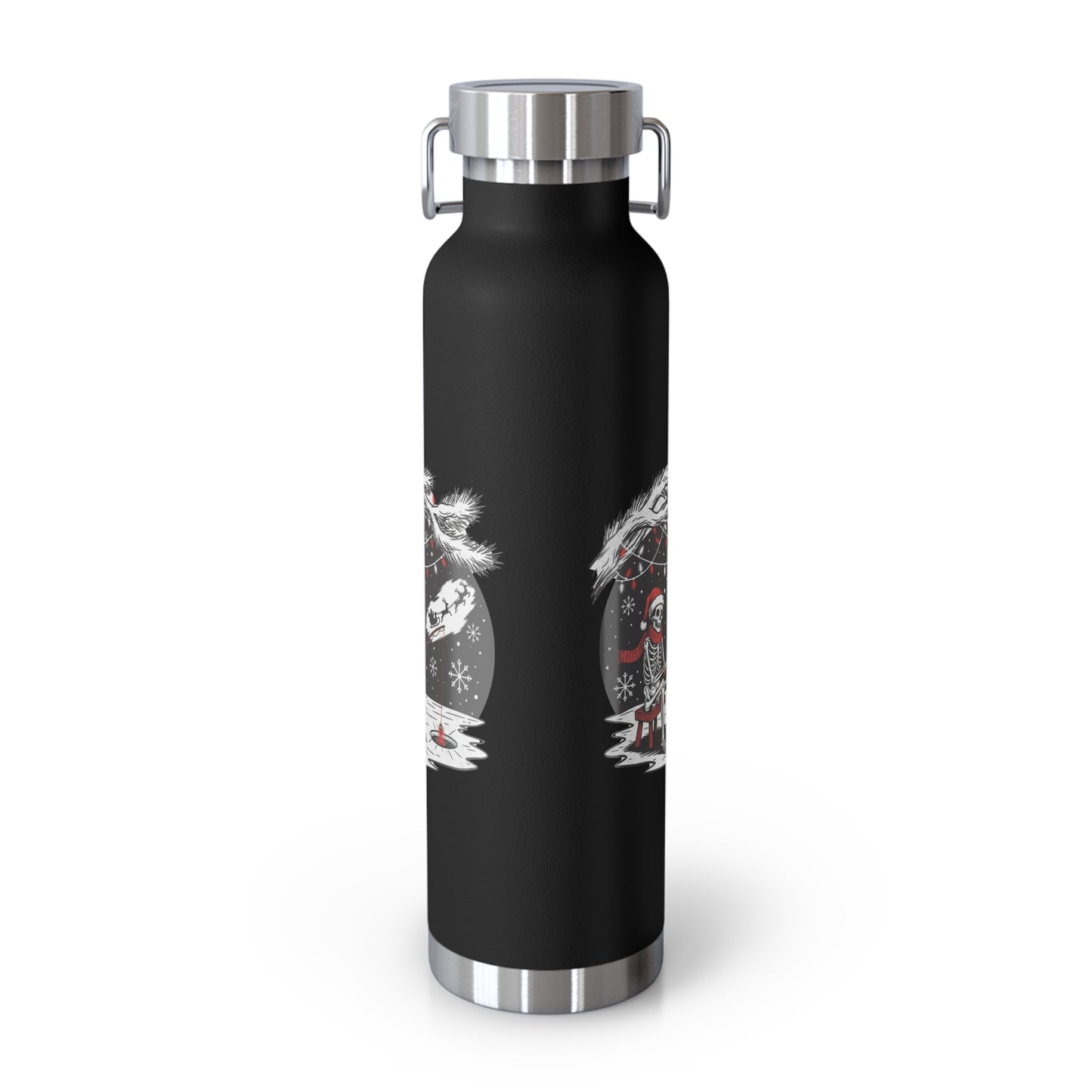 Merry Fishing Christmas Insulated Flask – Festive Fishing Bottle