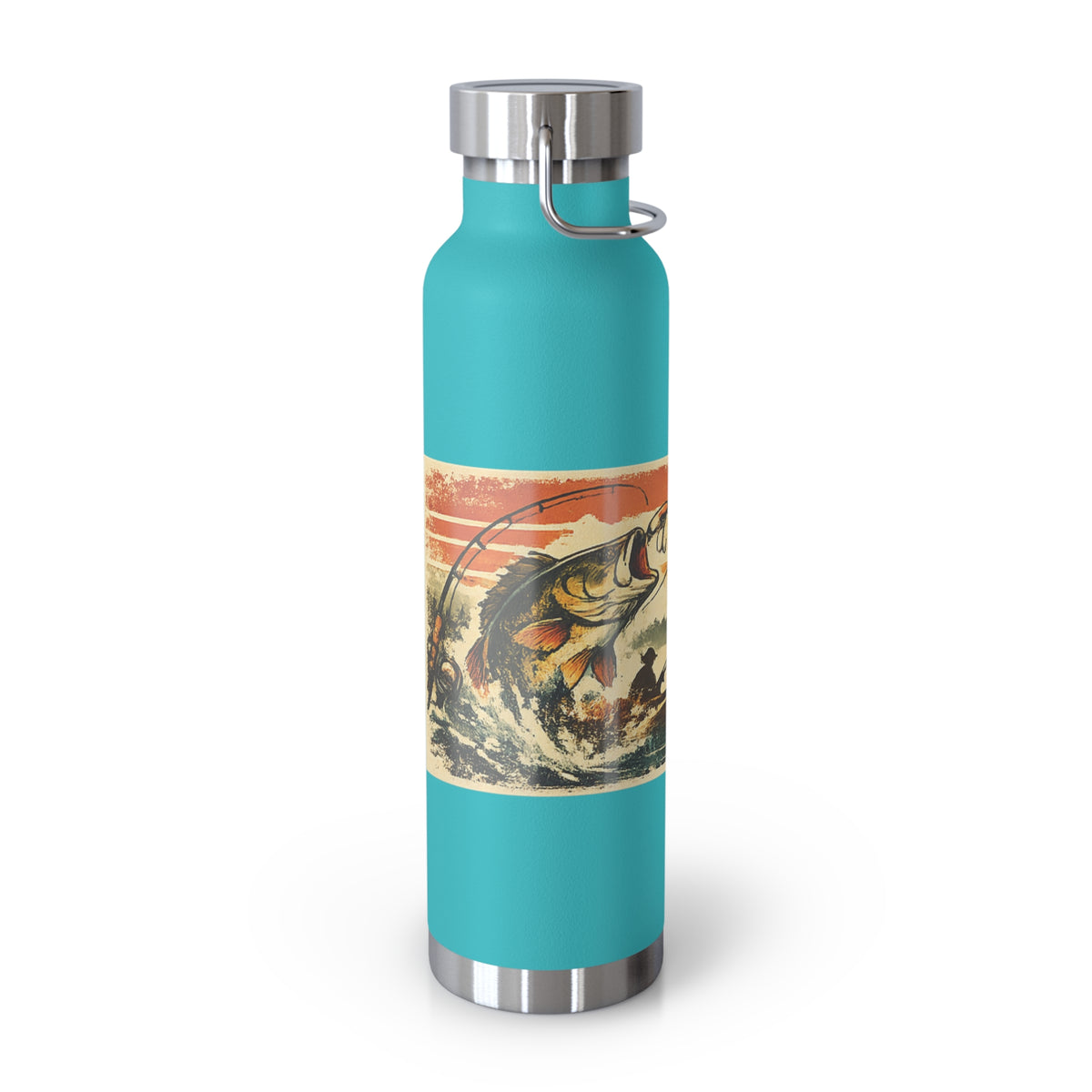 Hooked on Action Insulated Flask – Retro Fishing Flask