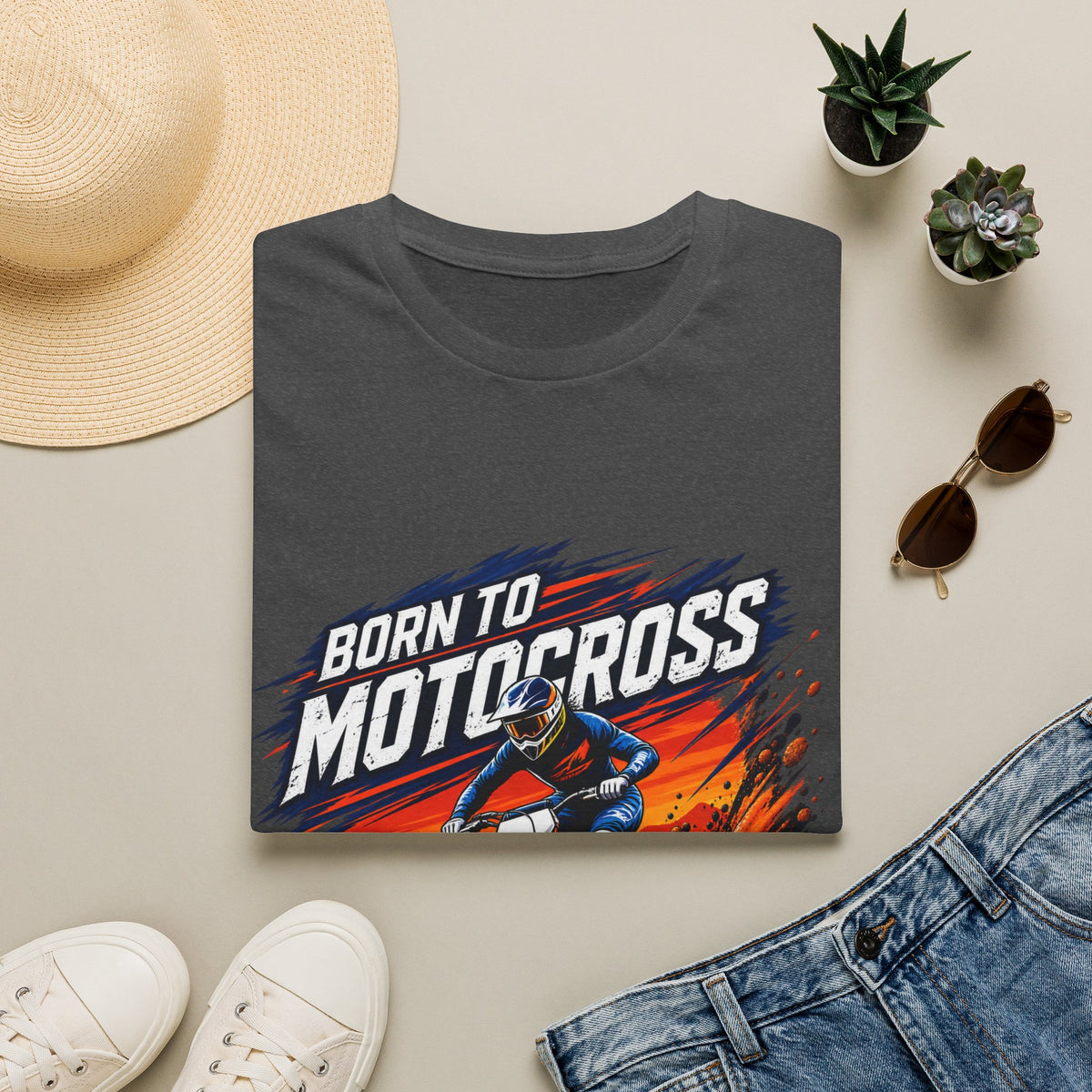Born to Motocross Unisex Graphic Tee