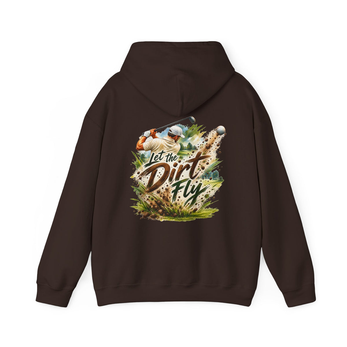 Sweat à capuche de golf - Pull de golfeur "Laisse la terre voler"
