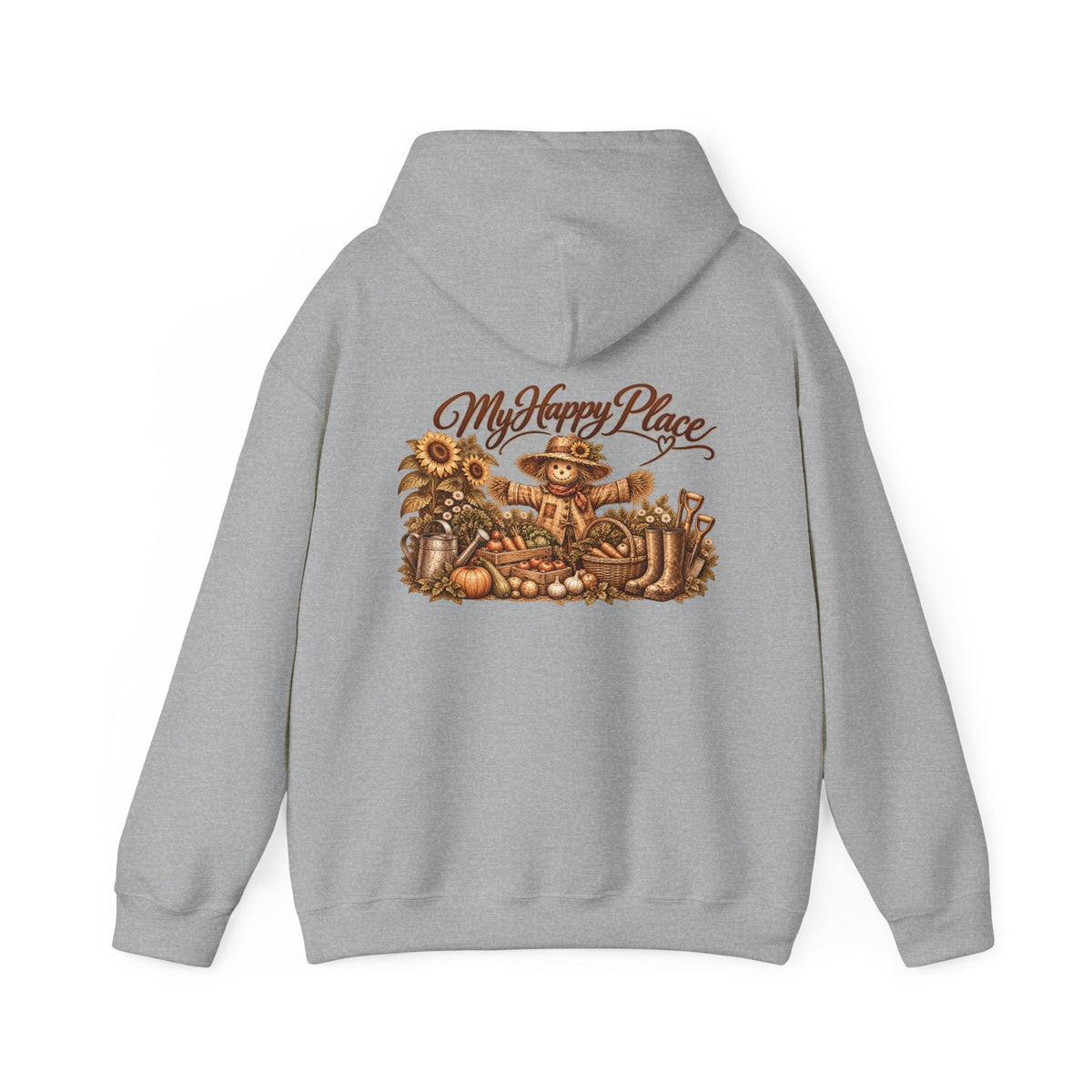 My Happy Place Vintage Style Gärtner-Kapuzenpullover