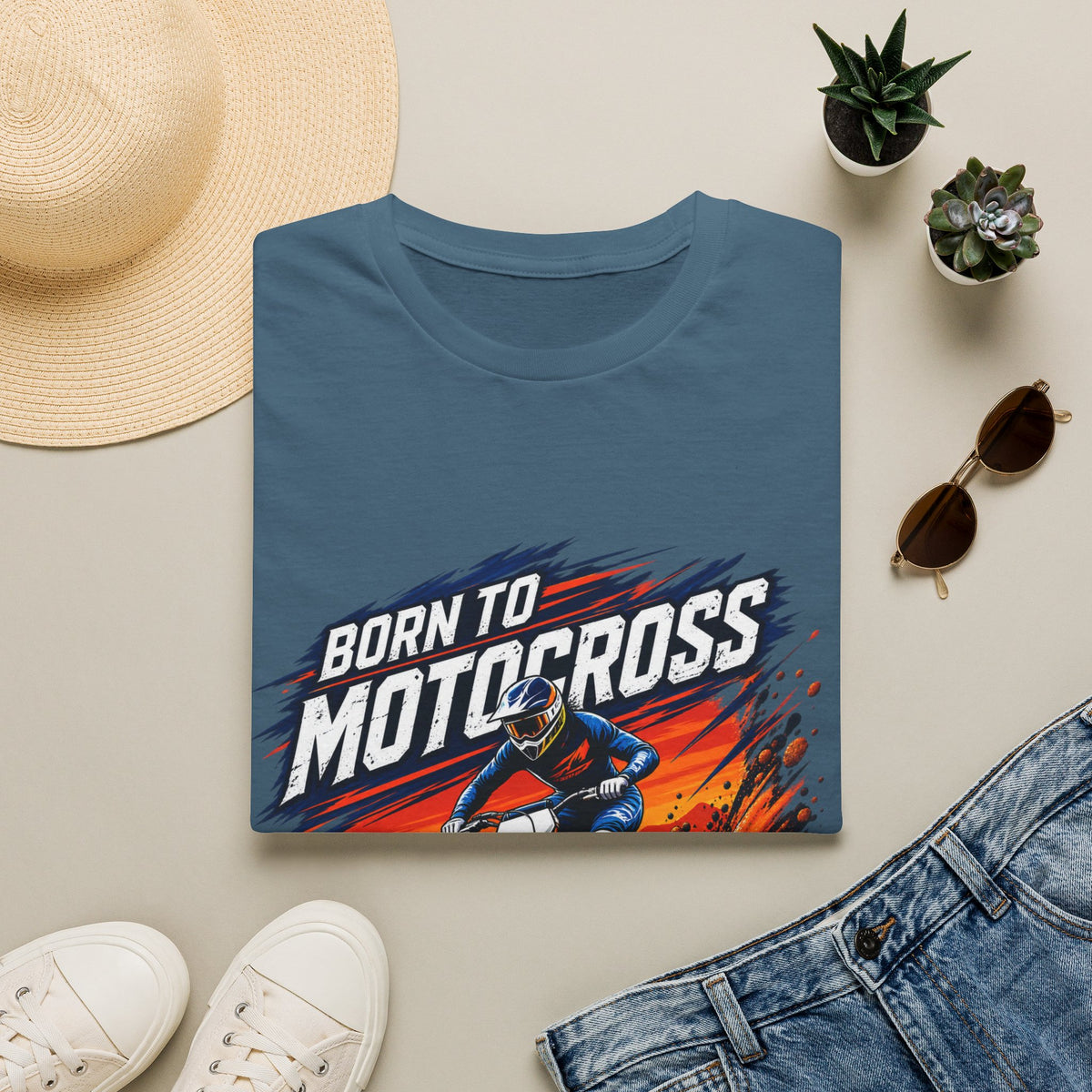 Born to Motocross Unisex Graphic Tee