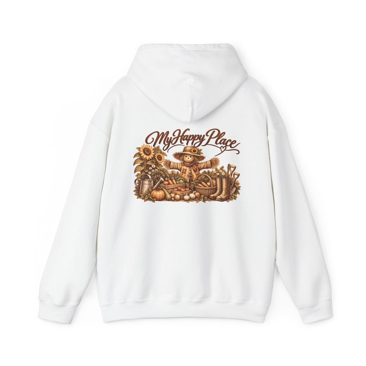 My Happy Place Vintage Style Gärtner-Kapuzenpullover