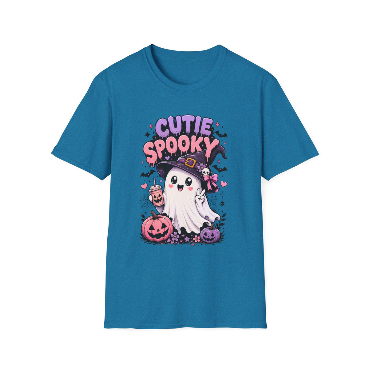 Cutie Spooky Ghost Halloween T-Shirt – Cute Graphic Tee