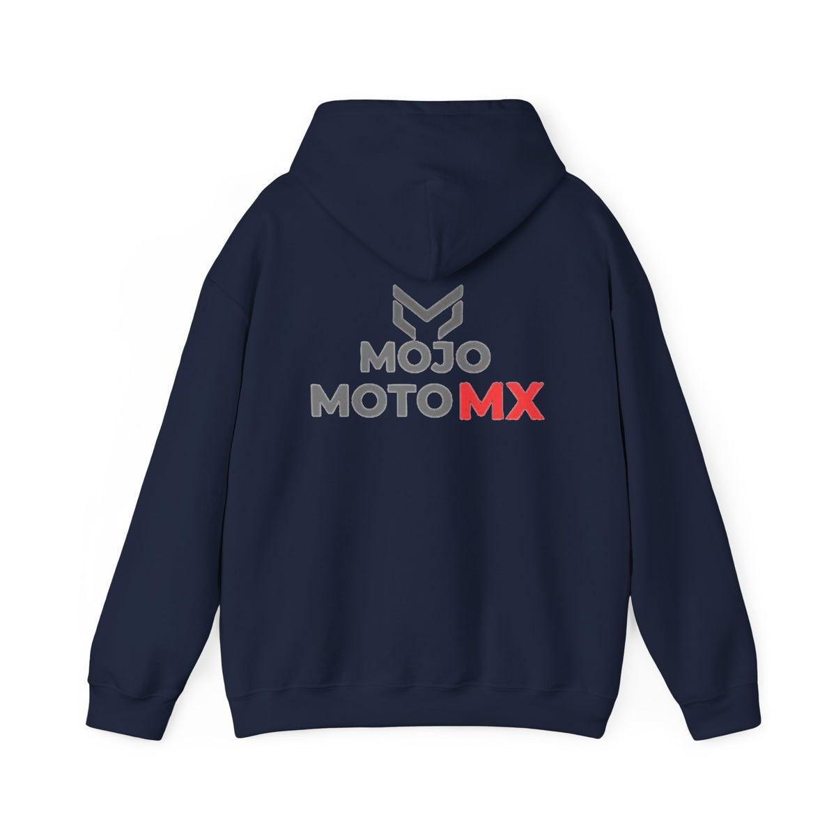 Mojo Moto MX Logo Hoodie – Front & Back Print Motocross Hoodie