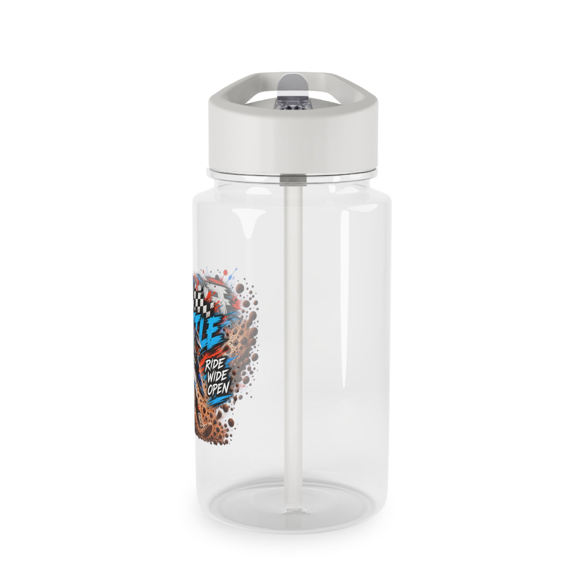 Full Throttle Straw Water Bottle – Kids Motocross Bottle