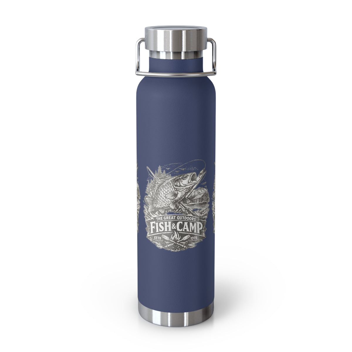 Fish & Camp Insulated Flask – Great Outdoors Fishing Flask