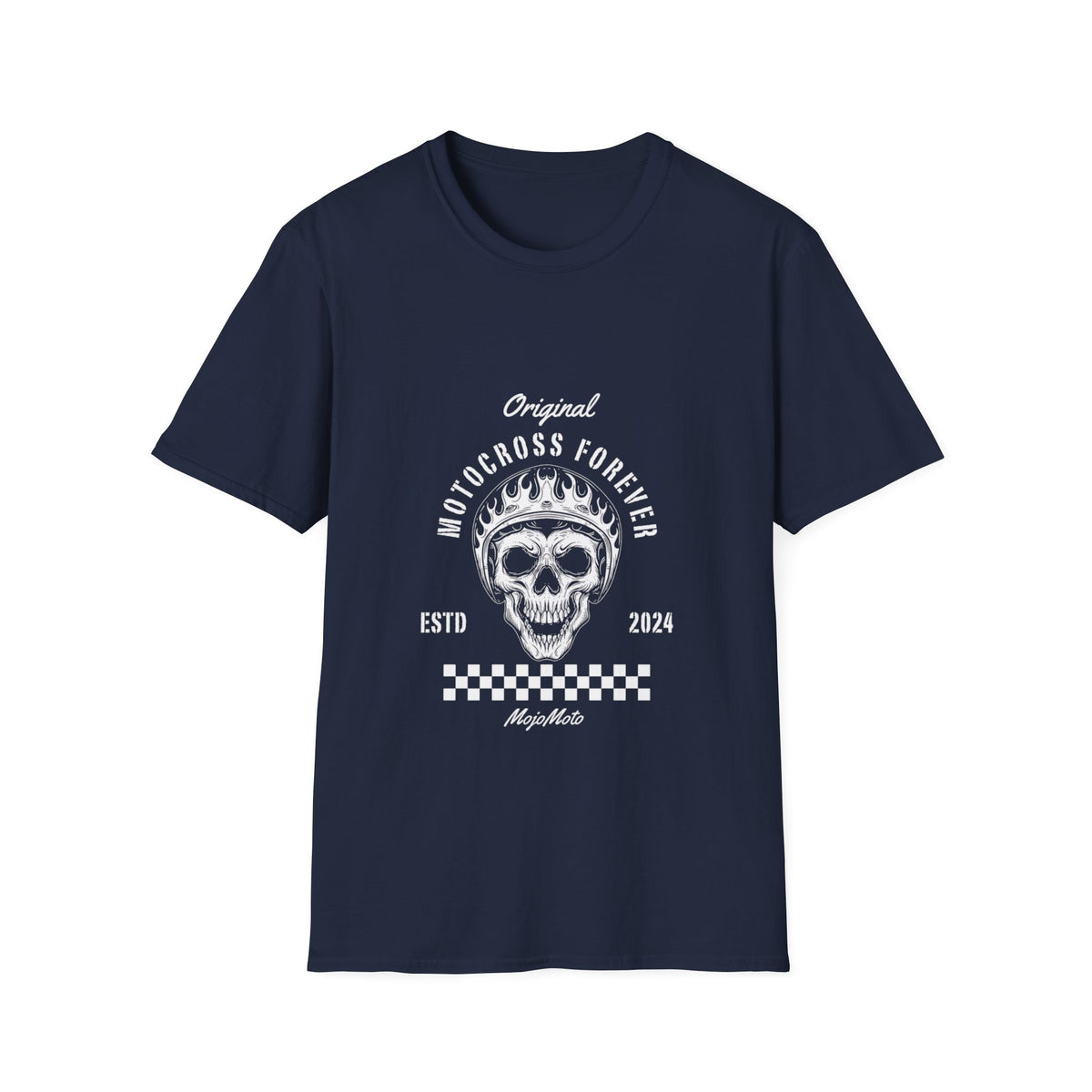 T-shirt Motocross Forever – Haut avec pilote de moto cross à tête de mort