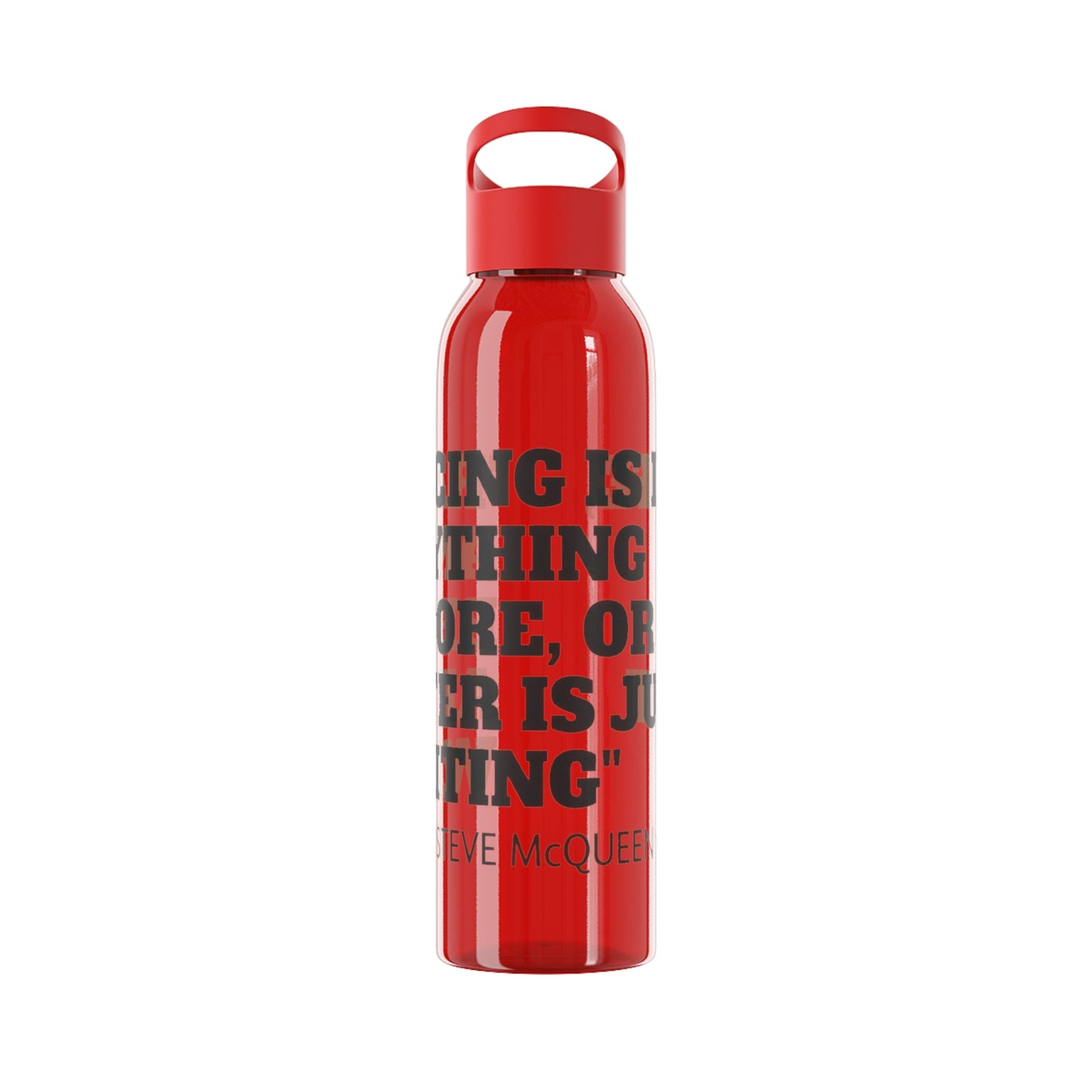 Mojo Moto MX Legends Steve McQueen Quote Water Bottle
