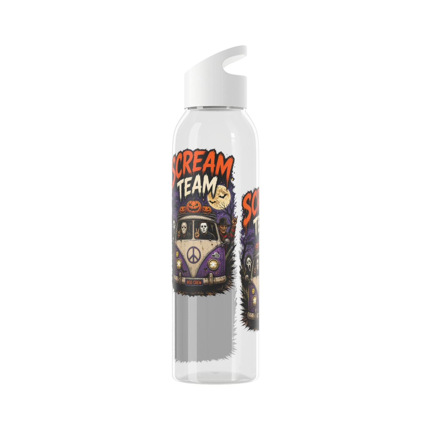 Scream Team Halloween Gamer Water Bottle