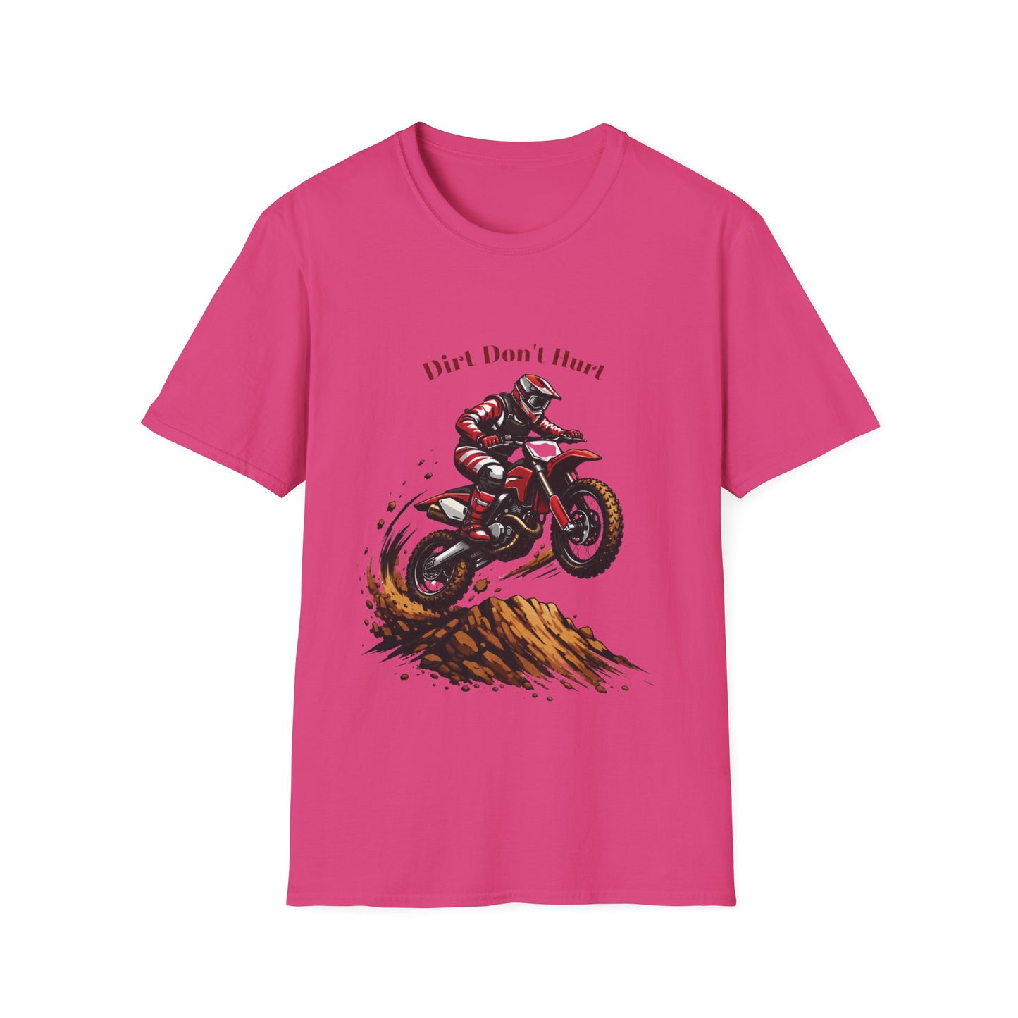 Dirt Don't Hurt Motocross T-Shirt Off Road Dirt Bike Graphic Tee