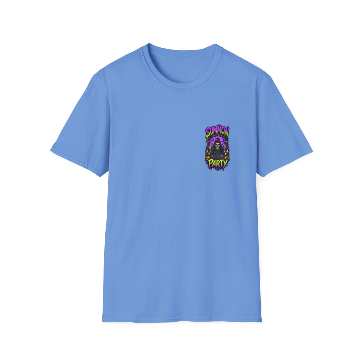 Summon The Party Halloween Unisex T-Shirt – Front & Back Print