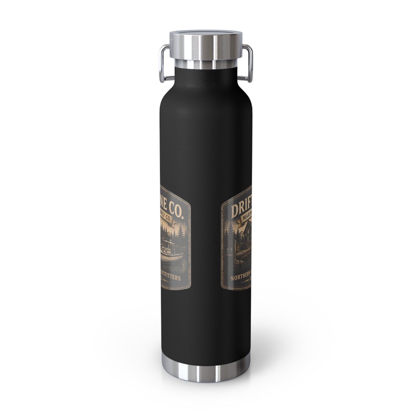 The Driftline Company Marina & Supply Co. Insulated Flask | Northern Water Outfitters Stainless Steel Water Bottle