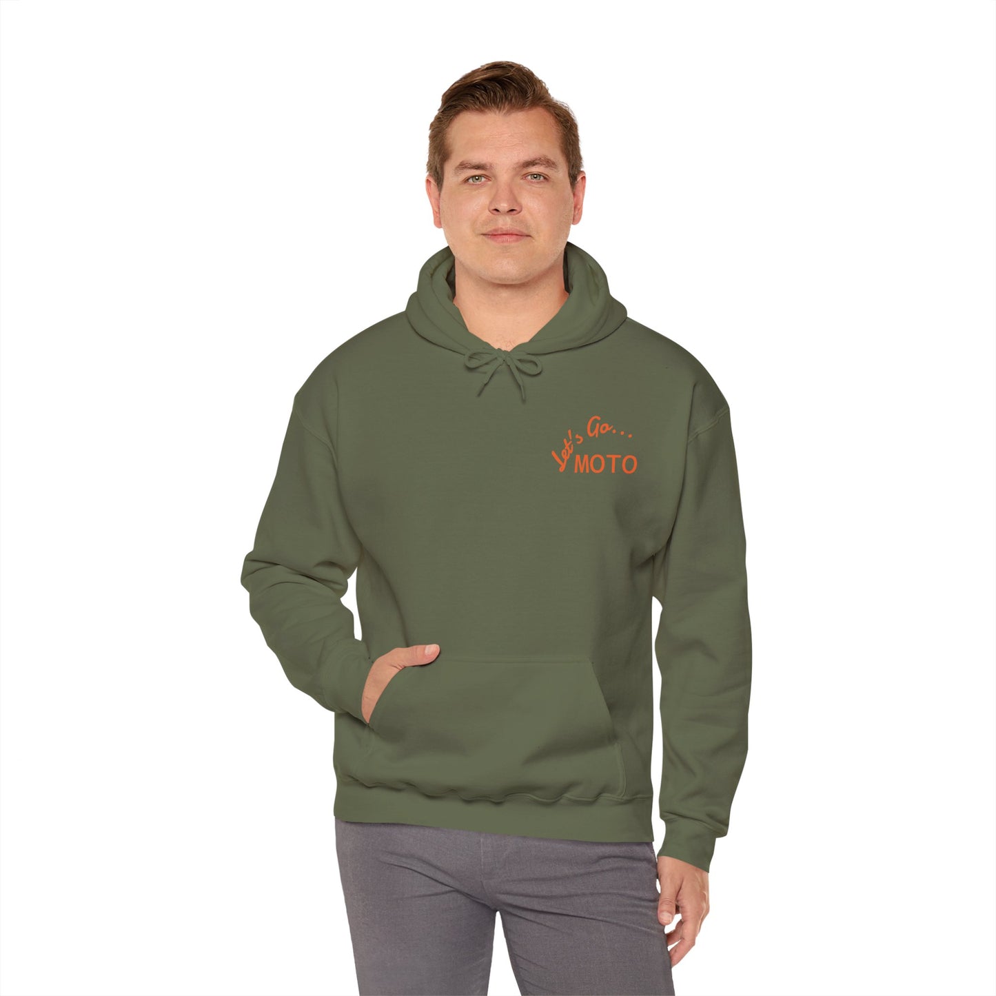 Sweat à capuche de motocross, sweat-shirt unisexe Heavy Blend