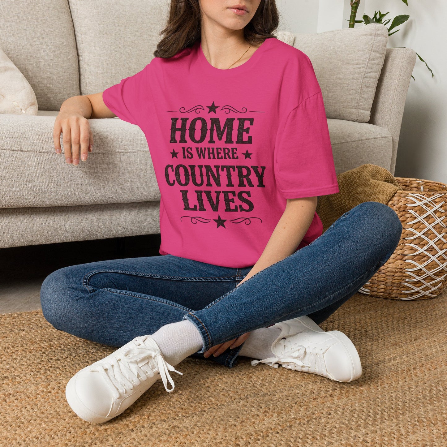 Home Is Where Country Lives T-Shirt – Country Style Tee