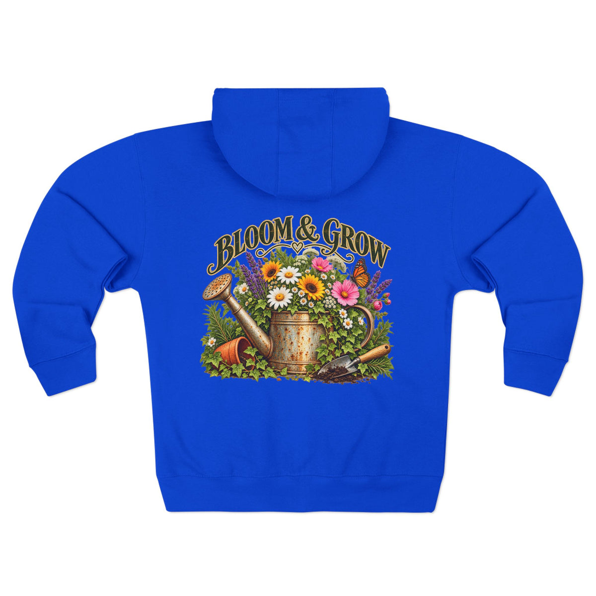 Bloom & Grow Vintage Garden – Zip Hoodie