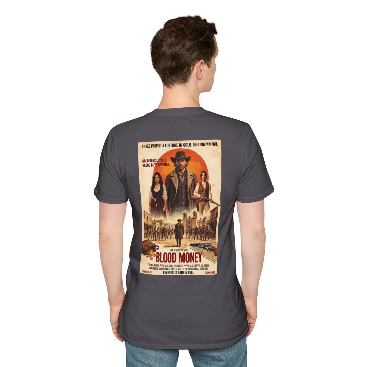 PM Pictures Blood Money T-Shirt – English Edition