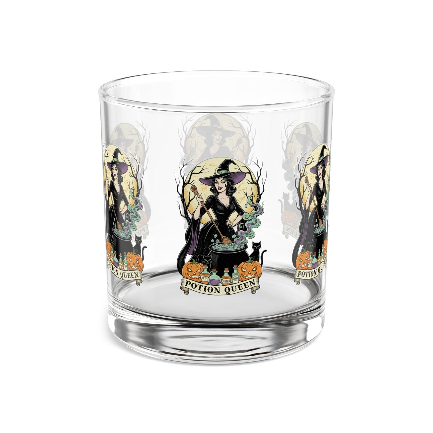 Potion Queen Halloween Glass Tumbler